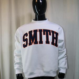 Sudadera SMITH con cuello simulado, 450 GSM, bordado con nombre personalizado, corte holgado, 100% algodón, felpa francesa. - Product Image 6