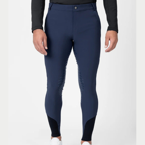 Pantalones de Montar Profesionales para Hombre, Ajustados, Transpirables, de Spandex Elástico con Acabado de Acero Inoxidable, Personalizables para Uso Diario - Product Image 1