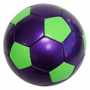Ballon de football professionnel taille 5, cousu main/machine, OEM/ODM personnalisé, surface brillante, panneaux en latex, pour l'entraînement - Product Image 2