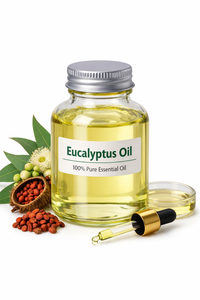 Huile essentielle d'eucalyptus naturelle (99,5%-100%) pour l'aromathérapie et la parfumerie, parfum frais et végétal - Product Image 1