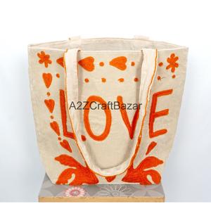Sac fourre-tout en velours matelassé imprimé fait main, sac matelassé imprimé indien, sac de courses durable - Product Image 6