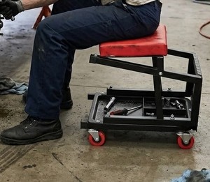 , Tool Storage & Swivel Casters Rolling Mechanic Stool <b>Portable</b> Easily Assembly GAPSTL011 - Product Image 1