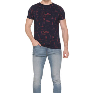 T-shirts personnalisés sans manches en coton tricoté 100% avec motifs géométriques, style streetwear, respirants, lavables en machine, service d'impression en gros - Product Image 2