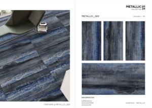 Azulejo Metálico de Porcelana Prime 600x1200, Formato Grande, Superficie Brillante Premium, para Pared y Suelo, Diseño Interior y Exterior Moderno Plus Elite - Product Image 6