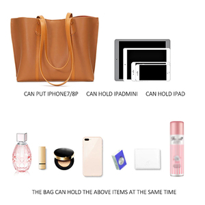 Bolsos Tote de PU para Mujer, Reutilizables, de Buena Calidad, Totalmente Personalizados, Hechos a Medida, Nuevo Diseño, Servicio OEM ODM, para Todas las Temporadas - Product Image 5