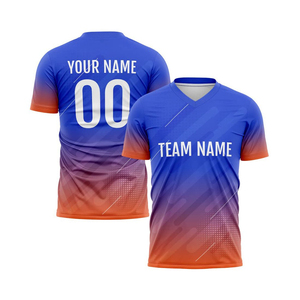 ชุดกีฬาฟุตบอลสไตล์มืออาชีพ เสื้อเจอร์ซีย์ระบายอากาศได้ดี สวมใส่สบาย ลายพิมพ์แบบสั้น ไซส์พลัส ปรับแต่งได้ เสื้อผ้ากีฬาสำหรับทุกเพศ - Product Image 5