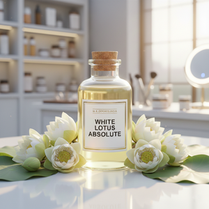 Huile absolue de lotus blanche, extrait naturel de Nymphaea Lotus pour la parfumerie de luxe et l'aromathérapie - Product Image 5