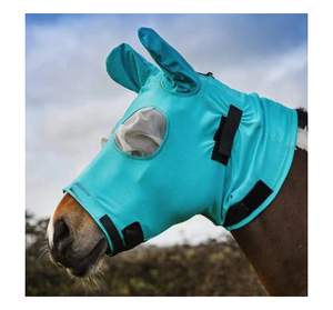หน้ากากกันแมลงสำหรับม้า HOPE HORSE ผลิตจากวัสดุที่แห้งเร็ว ระบายอากาศได้ดี เป็นมิตรต่อสิ่งแวดล้อม ปรับแต่งได้ตามต้องการ - Product Image 4