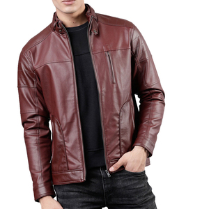 Men's Fashion Design New Arrival Leather <b>Jacket</b> Men Pu Leather <b>Jacket</b> Premium Quality Cowhide Leather <b>Jacket</b> For Man - Product Image 1
