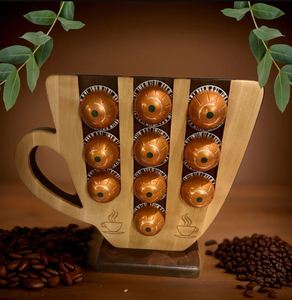 Organisateur de capsules de café en bois massif au design créatif pour <span class=keywords><strong>Nespresso</strong></span>, K-Cup et capsules d'expresso - Product Image 2