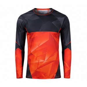 Nueva Camiseta de Motocross Deportiva Transpirable de Secado Rápido con Logotipo Personalizado, Material de Poliéster Sublimado - Product Image 1
