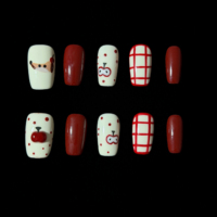 Ongles artificiels faits à la main, divers styles, vente en gros, approvisionnement en vrac, emballage personnalisé, sur commande, OEM, durables, haute qualité