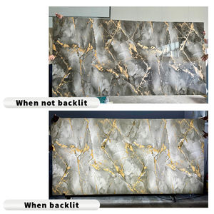 Panel de Resina Translúcida Decosphere, Efecto Mármol Retroiluminado, Diseño Moderno, Losa Decorativa para Pared, 1220x2440mm, Personalizable, 3 Años de Garantía - Product Image 1