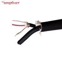 Câble de contrôle audio multimédia SREXACT 24AWG DMX et 1,5 mm avec gaine en PVC, blindage tressé, conducteur 20/0,12BC