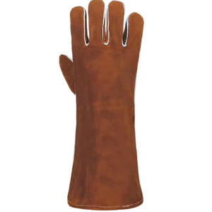 Safety Welding Gloves Premium Cowhide Heat Resistant Gloves for Welding Grinding and Industrial Applications - Product Image 3