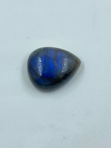 Natural Labradorite Gemstone Genuine <b>Stone</b> Smokey Grey Brown Colour Pear Shape 45.50Cts For Jewelry Making - Product Image 2