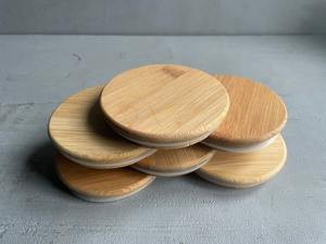 Tapas de Madera Natural al por Mayor para Frascos de Especias y Contenedores de Almacenamiento - Product Image 2