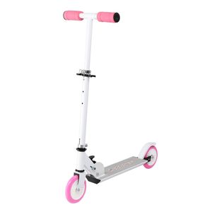 Monopattino Rosa di Lusso per Adolescenti, 3 Altezze Regolabili, Facile da Piegare, Leggero, Triciclo a Due o Tre Ruote in PU per Bambini, per Sport - Product Image 1