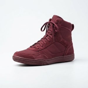 Chaussures de boxe montantes pour hommes, légères et respirantes, pour l'entraînement sportif, avec semelle à adhérence flexible et soutien de la cheville, idéales pour la salle de sport - Product Image 4