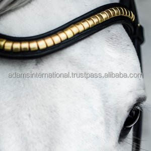 Personnalisable de haute qualité en cuir de cheval Brow Band Bling Produit équestre pour cavalier pour l'équitation - Product Image 3