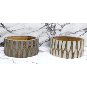 Portavelas de madera de mango tallada estilo bohemio Jali para velas de té - Venta al por mayor - Product Image 2