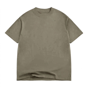 T-shirt unisexe en coton noir écologique à séchage rapide, manches courtes, col rond, couleur unie, jersey tricoté, logo personnalisé imprimé, coupe ajustée - Product Image 2
