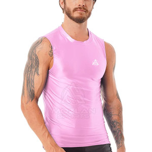 Ropa Deportiva de Alta Calidad para Hombre, Camiseta de Compresión Personalizada al por Mayor, Camiseta de Compresión para Entrenamiento - Product Image 3