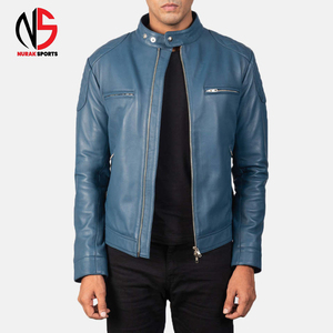 Chaqueta de Cuero para Motociclista, Hombre, de Alta Calidad, Color Sólido, Estilo Casual, con Logotipo Frontal, Impermeable, Transpirable y Resistente al Viento, para Invierno - Product Image 6