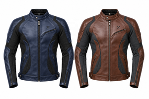 เสื้อแจ็คเก็ตมอเตอร์ไซค์ X Textile & Leather |   ดำ เขียว น้ำเงิน น้ำตาล |   ผู้ผลิต OEM ODM |   คุณภาพการออกแบบระดับพรีเมียม |   ชุดแข่งรถ | - Product Image 5