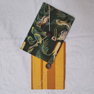 High Quality Channi Textiles Custom Fabric Spiral Notebook with 50 Sheets Digital Printed Colorful Design Gift - Product Image 1