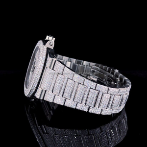 Lujoso reloj de tendencia Buss Down Diamond de alta calidad Iced Out VVS Clarity Lab Grown Diamond Watch para hombres y mujeres - Product Image 4