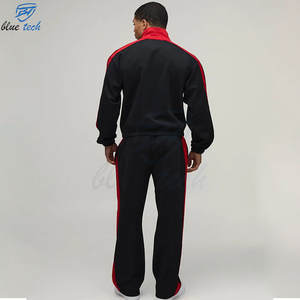 Conjunto Deportivo para Hombre de Primera Calidad, Chaqueta y Pantalones Cómodos y Transpirables para Entrenamiento en Gimnasio, con Cierre Completo y Logotipo Personalizado - Product Image 6