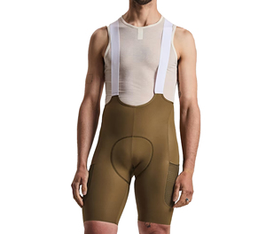 Cuissard de cyclisme marron pour homme Sprint Sports, ajusté, respirant, anti-humidité, en tissu Spandex Nylon 220g, longueur courte, adulte - Product Image 3