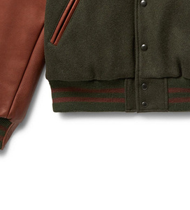<b>Varsity</b> <b>Jackets</b>, Custom Satin Baseball <b>Jackets</b>, <b>Bomber</b> <b>Jackets</b> College Baseball <b>jacket</b> for <b>men</b> - Product Image 4