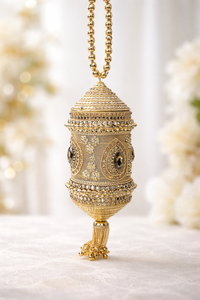 Pochette de soirée artisanale en métal Craftstages International, motif cœur perlé tendance, doublure en satin, fermeture à rabat - Product Image 4