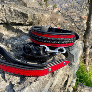 Luxury wholesale Leather <b>Braided</b> Dogs pet Collars designed for pet owners seeking premium quality <b>accessories</b> in low price - Product Image 2