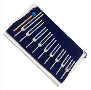 Nuevas Diapasones de Acero Inoxidable Sin Peso con Caja de Almacenamiento de Madera, Reutilizables para Sanación de Chakras, Todas las Frecuencias - Product Image 5