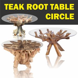 TEAK ROOT <b>TABLE</b> CIRCLE - Product Image 2