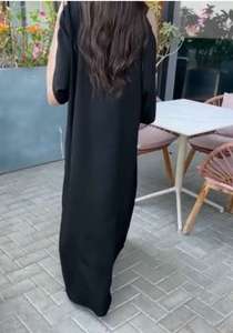 Wholesale Traditional Naqab Muslim Clothing Accessories Hot Sale New Model Best Color Ladies Abaya - Product Image 5