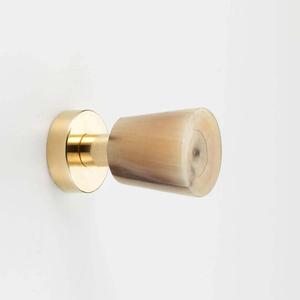 Polished Animal Nautical Solid Buffalo Horn Cabinet <b>Knob</b> Eco-Friendly Home Decor From India By HF Crafts - Product Image 5