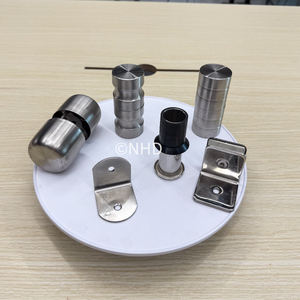 Hardware de partición de inodoro de acero inoxidable 304 de fundición duradera moderna nuevos accesorios de baño de acero 304 para cubículos de hoteles - Product Image 1