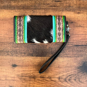 Bolso de mano de cuero de vaca occidental hecho a mano, diseño Tribal único, carteras de muñeca, carteras perfectas multiusos para mujer con estilo - Product Image 3