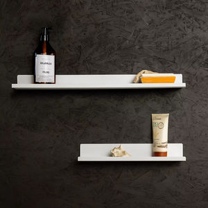 Étagère de salle de bain murale moderne en acier inoxydable, gain de place, pour rangement sous la douche, shampoing, savon, accessoires et usage hôtelier - Product Image 1