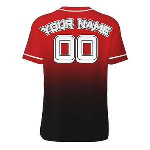 Maillots de baseball personnalisés en gros, impression sur mesure, hauts de baseball unis pour hommes, sublimation, prix abordable - Product Image 5