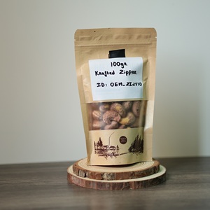 เม็ดมะม่วงหิมพานต์เวียดนามในซองซิปล็อคแบบคราฟท์ รสเนยและรสเค็ม ผลิตโดยผู้ผลิตเวียดนามโดยตรง รับผลิตแบบ OEM ขนาด 100 กรัม ออร์แกนิค คุณภาพพรีเมียม คั่วอย่างดี - Product Image 3