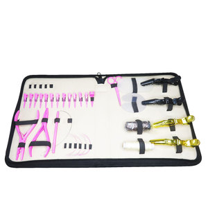 Premium High Quality 100% Stainless Steel Material Hair <b>Extension</b> Application Kit with Loop Tool, Pliers, Clips & <b>Beads</b> Kit Set - Product Image 5
