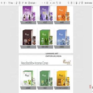 กรวยธูปจากอินเดียกลิ่นหอมไหลย้อนกลับ - Product Image 6