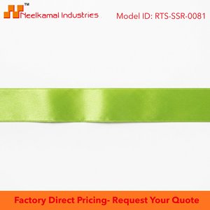 25mm Lime Green Single Face Satin Ribbon Manufacturer 5 Rolls x 8 Meter for Spring Window Displays Easter Event Decor <b>Bows</b> - Product Image 6