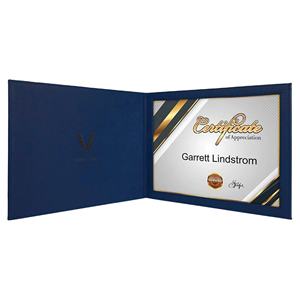 Elegante Porta Diplomas de Cuero Sintético A4 para Regalo de Matrimonio o Nacimiento - Product Image 3
