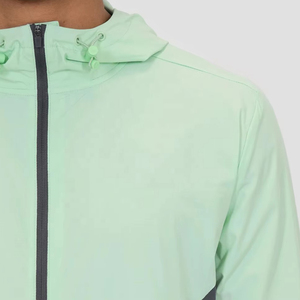 Windbreaker Spring Hooded <b>Denim</b> <b>Jacket</b> Low Price Wholesale Custom <b>Men's</b> OEM Service - Product Image 3